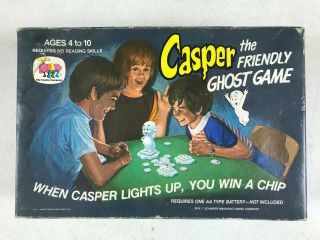 1974 Schaper Cootie Company Casper The Friendly Ghost Light Up Game.  No.  360