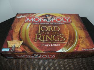 Monopoly The Lord Of The Rings Trilogy Edition Parker Brothers Complete Game