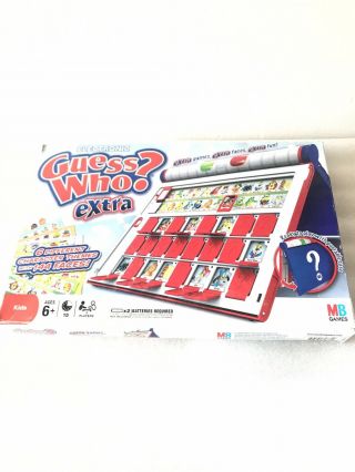 Electronic Guess Who? Extra 2008 Game Milton Bradley.