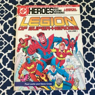 Legion Of - Heroes Volume 1: Dc Heroes Role Playing Reference