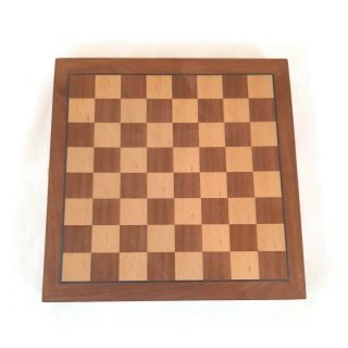 Inlaid Walnut - Style Wood Chess Set with Staunton Wood Chessmen Double Drawer 2