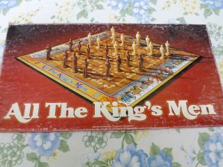 All The King’s Men Medieval Board Game 1979 King 2 ½ Inches Vintage Hard To Find