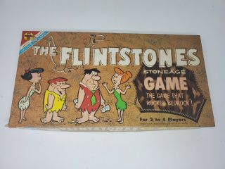 Vintage 1961 The Flintstones Game By Transogram Company Inc.  - Complete Set