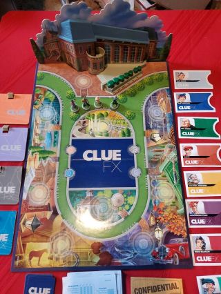 Clue FX Electronic Talking Family Mystery Board Game Hasbro 2003 100 Complete 3
