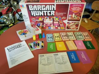 Vintage 1981 Milton Bradley Bargain Hunter Game Complete And