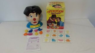 2001 Milton Bradley Operation Brain Surgery Game - Complete -