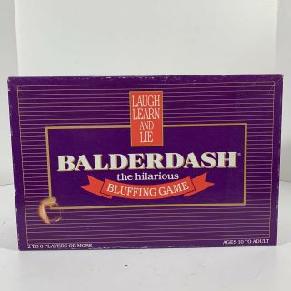 Balderdash Board Game Vintage 1984 Family Fun Complete Ready To Play No.  250