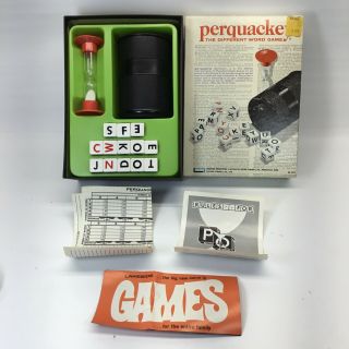 Perquackey The Different Word Game - Vintage 1970