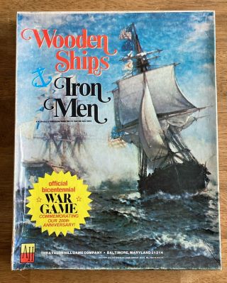 Avalon Hill - Wooden Ships & Iron Men,  Fighting Sail Game