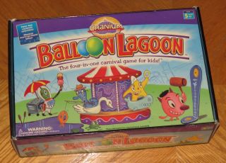 Balloon Lagoon 4 In 1 Carnival Game For Kids - 2004 Cranium - Complete &