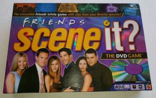 Friends Scene It - Dvd Trivia Game With Tv Show Clips Screenlife Mattel Complete