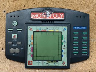 Hasbro Talking Monopoly Electronic Handheld Game Vintage 1997 Classic