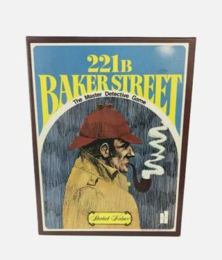 221b Baker Street The Master Detective Board Game Sherlock Holmes Hansen Co.