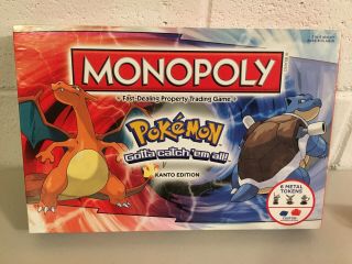 Pokemon Monopoly Kanto Edition Complete