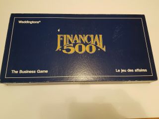 Board Game,  Waddingtons No.  400 1981 Canada Financial 500 The Business