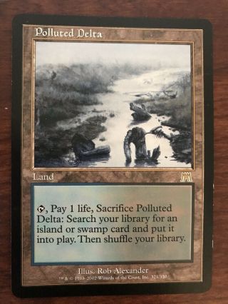 1x Polluted Delta - Nm/lp - Onslaught - Magic The Gathering Mtg