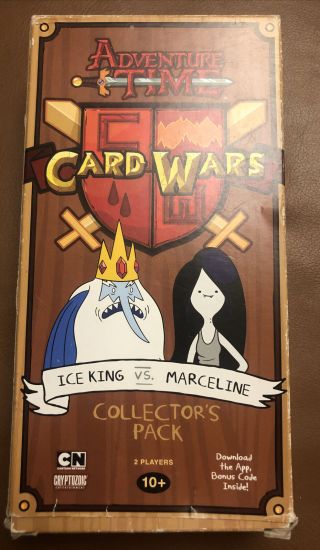 Adventure Time Card Wars Ice King Vs.  Marceline Card Game Cryptozoic Cartoon Cib