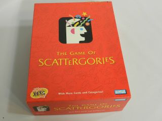 2003 Hasbro The Game Of Scattergories 100 Complete,  Parker Brothers Board Game