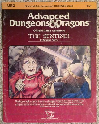 Uk2 - The Sentinel - Advanced Dungeons & Dragons - Ad&d Tsr