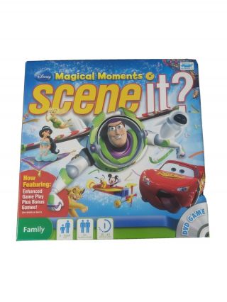Disney Scene It? Magical Moments Dvd Game Screenlife 2011 Complete