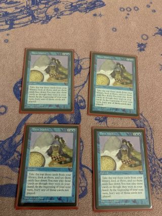 Three Wishes X (4) MTG Visions Excellent/Near (Reserved List) 2