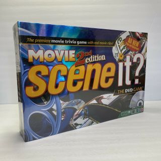 Mattel Scene It? Movie 2nd Edition 2007 Dvd Trivia Family Board Game