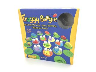 Froggy Boogie The Eye Popping Frog Hopping Memory Game Wooden - Complete