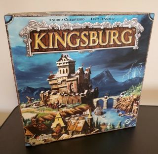 Kingsburg Board Game (fantasy Flight Games 2011) Complete Chiarvesio Lennaco