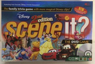 Disney Scene It 2nd Edition Family Dvd Game Complete