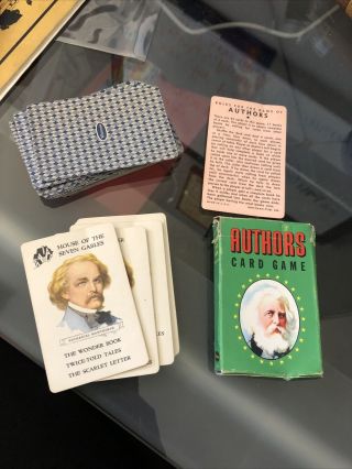 Authors Card Game Whitman,  Charles Dickens,  Alcott,  Mark Twain,  Shakespeare
