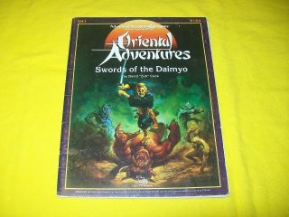 Oa1 Swords Of The Daimyo Dungeons & Dragons Ad&d Tsr 9164 - 1 Oriental Adventure