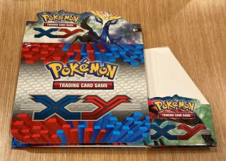 Pokemon Xy Base Set Booster Box (empty No Cards) Nintendo