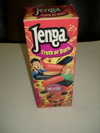 Jenga Truth Or Dare Game - Hasbro 2000 -