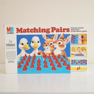 Matching Pairs Mb Games Children 