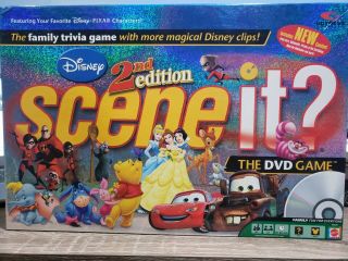 Mattel (45045) 2nd Edition Disney Scene It Dvd Game Open Box (not)