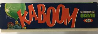 Vintage Ideal Game,  Kaboom,  a Balloon Busting Game 1965/1966 with the Box USA 2