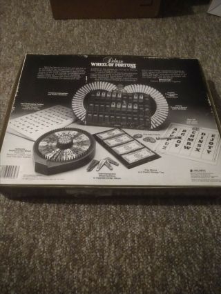 1986 Pressman Wheel of Fortune Board Game Deluxe Edition Vintage 2