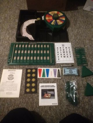 1986 Pressman Wheel of Fortune Board Game Deluxe Edition Vintage 3