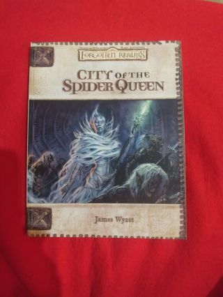 Forgotten Realms D20 City Of The Spider Queen Vg,  Dungeons & Dragons Wotc