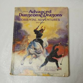Ad&d – Oriental Adventures - Advanced Dungeons & Dragons - Tsr