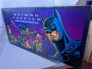 Batman Forever Battle At The Big Top 3d Board Game 1995 Parker Brothers
