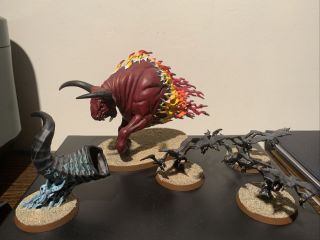 Warhammer: Age Of Sigmar - Endless Spells Beasts Of Chaos - Painted