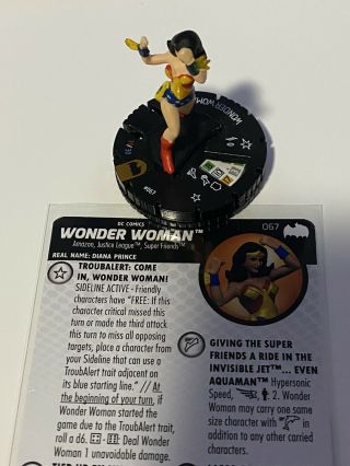 Heroclix Wonder Woman 067 Chase Batman The Animated Series