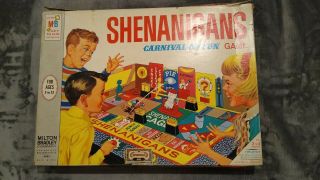 Vintage 1966 Milton Bradley Shenanigans Board Game