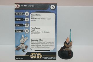 Star Wars Miniatures Ki - Adi - Mundi 16 Clone Strike W/ Card Mini Ki Adi Mundi