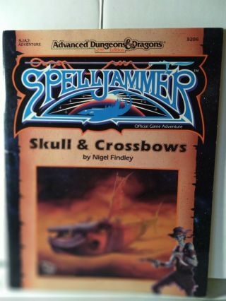 Advanced Dungeons & Dragons Sja2 Spelljammer Skull & Crossbows 9286
