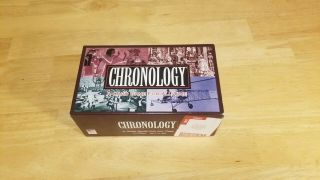 Chronology A Card Game For All Time Complete,  1997,  Great American Puzzle Factory