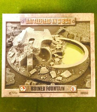 Gale Force Nine Battlefield In A Box Ruined Fountain Bb553 Gothic Range