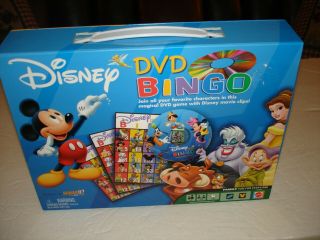 Disney Mattel Dvd Bingo Complete Magical Game Disney Movie Board Game Fs
