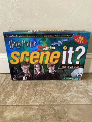 Harry Potter Scene It? 2nd Edition The Dvd Game Euc 100 Complete